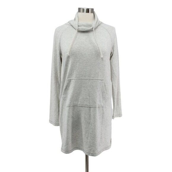 Altar'd State Heather Gray Fleece Kangaroo Pocket Tunic Sweatshirt Dress Size XS - Picture 1 of 6